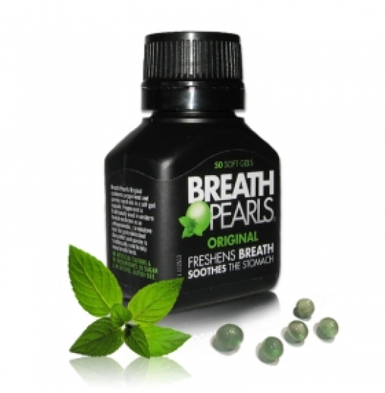  Viên uống thơm miệng cả ngày dài Breath Pearls bạc hà