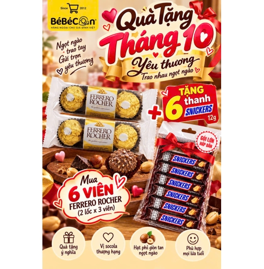 Qùa Tặng Tháng 10 Yêu Thương