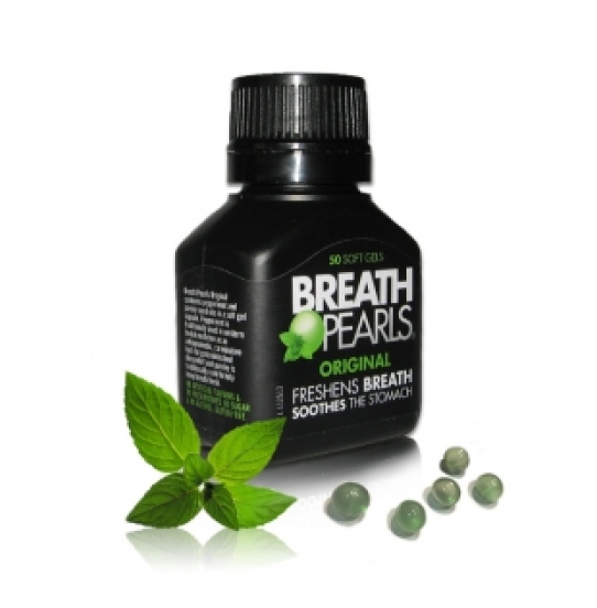  Viên uống thơm miệng cả ngày dài Breath Pearls bạc hà